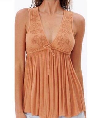 Rip Curl Women's Tan and Brown Shirt